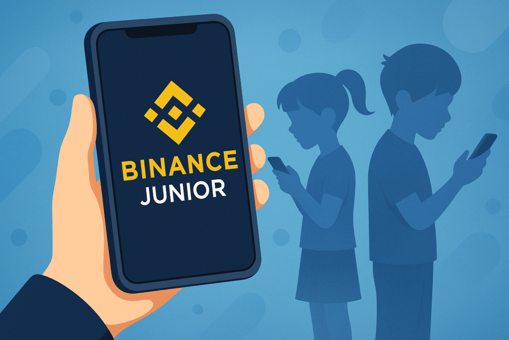 האפליקציה Junior של Binance מעוררת תגובות מעורבות